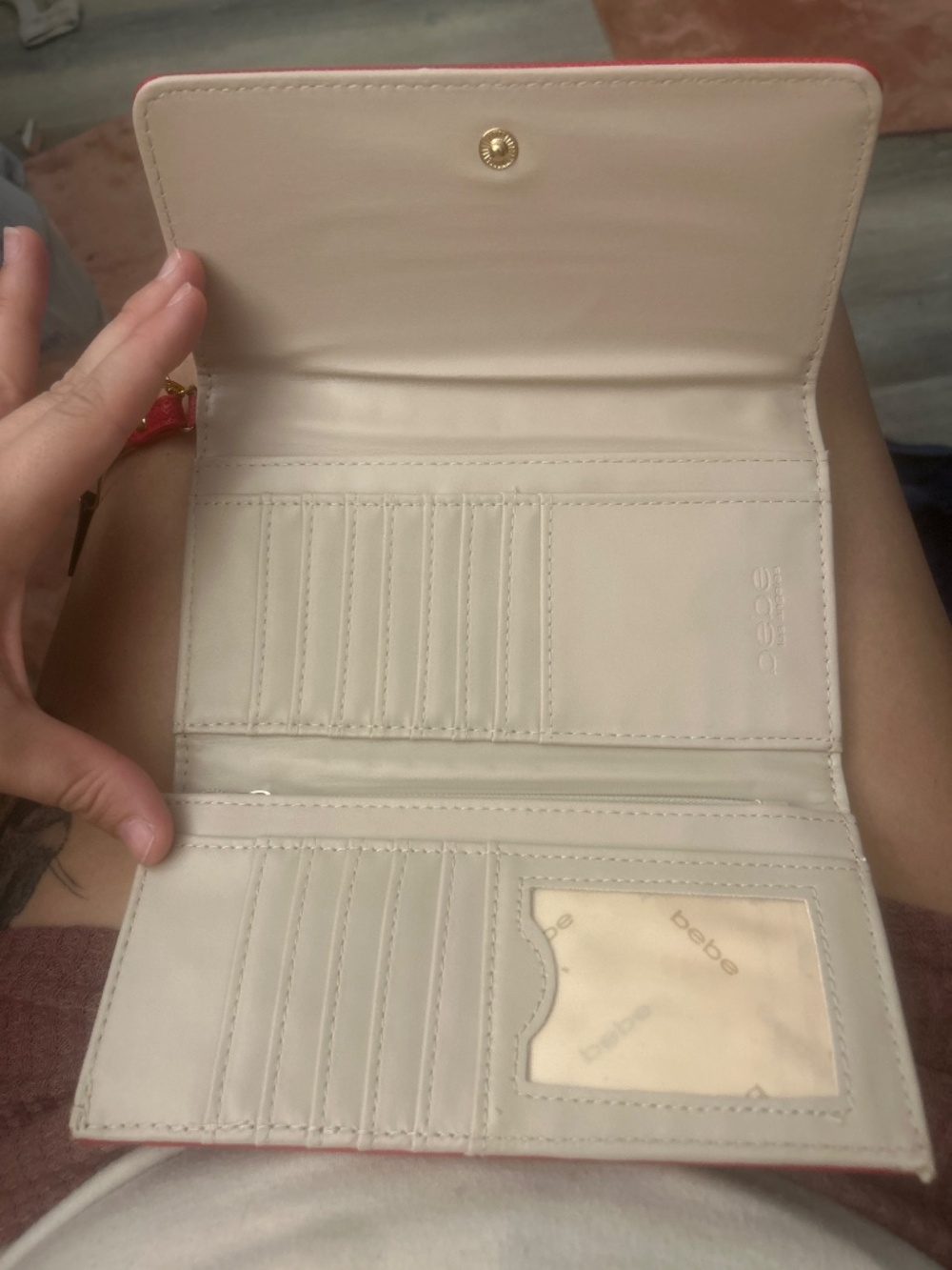Red BEBE Wallet - Picture 2 of 3